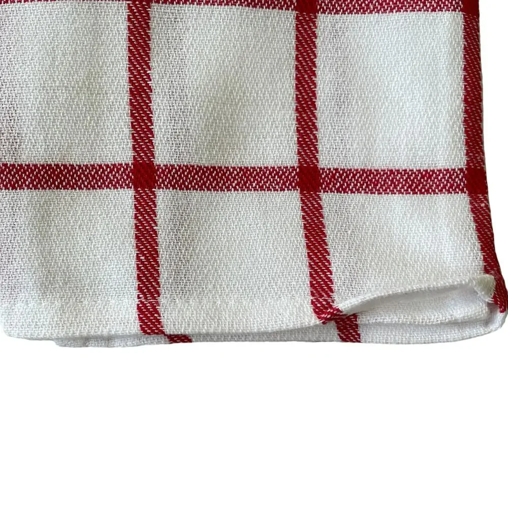 PANTRY 4pk Christmas Candy Cane Mints Kitchen Towel Set Holiday Red White New
